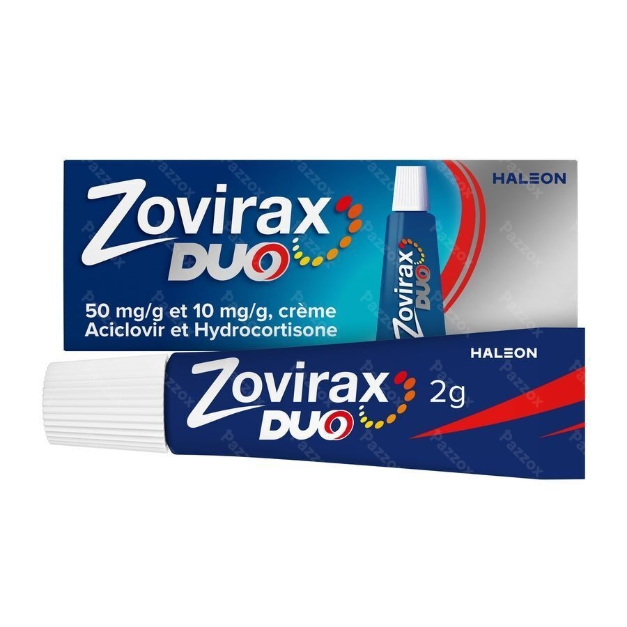 Zovirax Duo 50 mg/g et 10 mg/g crème