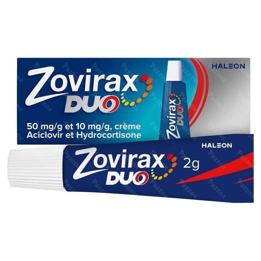 Zovirax Duo 50 mg/g et 10 mg/g crème