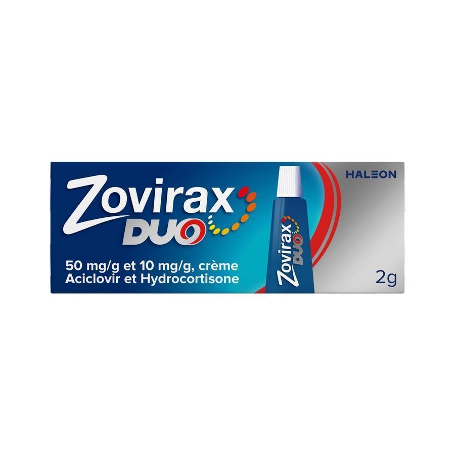 Zovirax Duo 50 mg/g et 10 mg/g crème