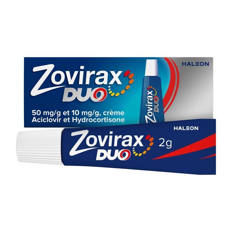 Zovirax Duo 50 mg/g et 10 mg/g crème