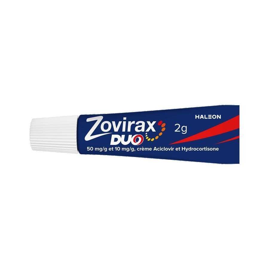 Zovirax Duo 50 mg/g et 10 mg/g crème