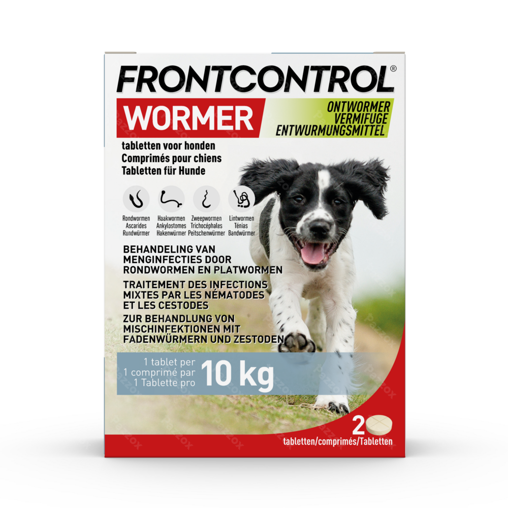 Frontcontrol Wormer Chiens 2 Comprimés