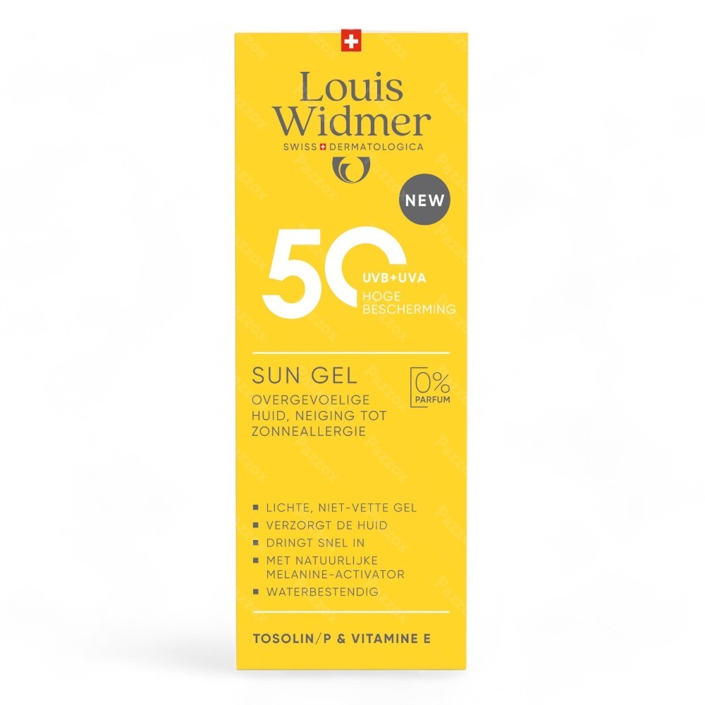 Louis Widmer Suncare Sun Gel 50 Sans Parfum 100ml