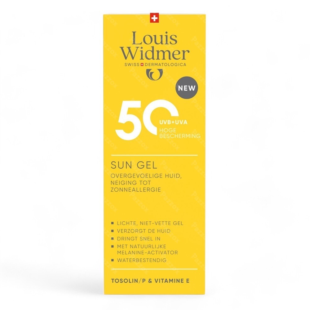 Louis Widmer Suncare Sun Gel 50 Avec Parfum 100ml