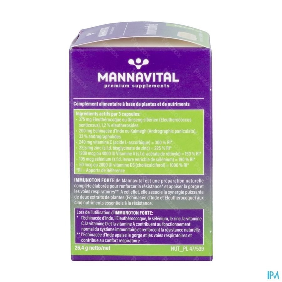 Mannavital Immunoton Forte V-caps 60