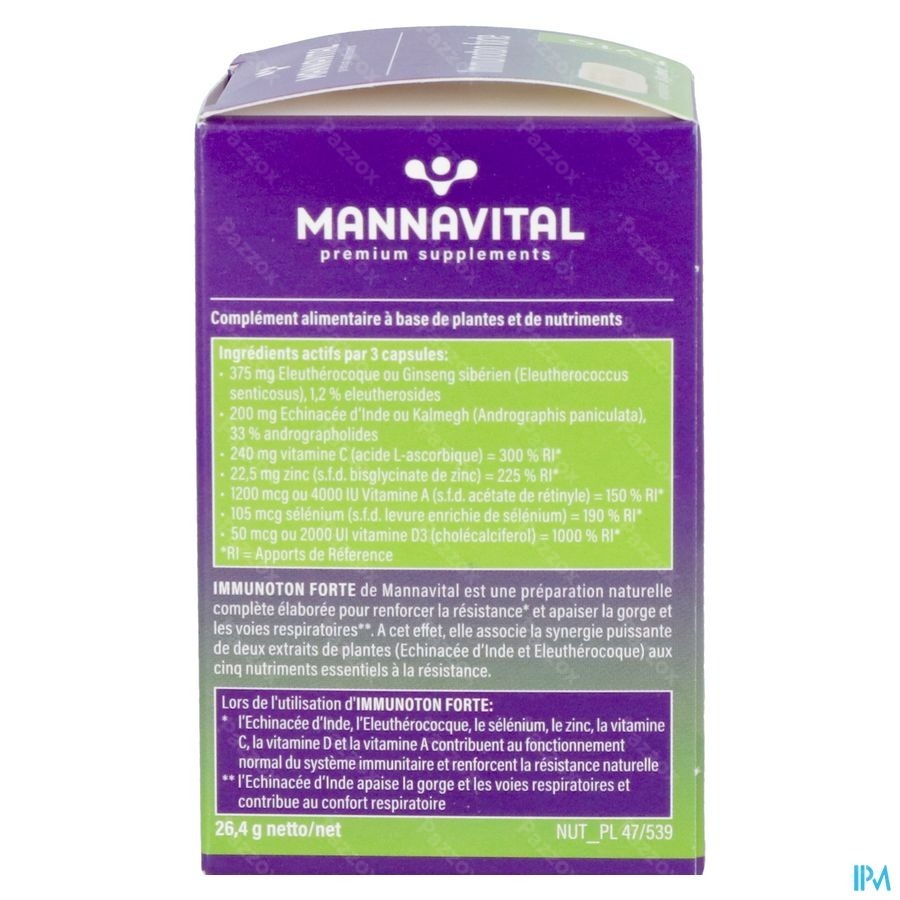 Mannavital Immunoton Forte V-caps 60