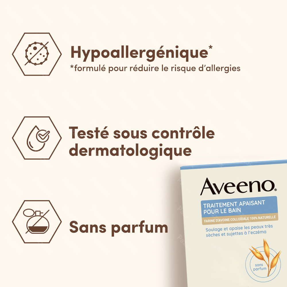 Aveeno Dermexa Traitement Apaisant Pour le Bain 8x42g