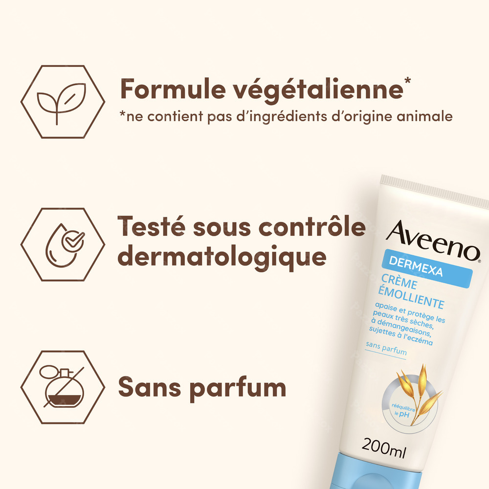 Aveeno Dermexa Crème Émolliente 200ml
