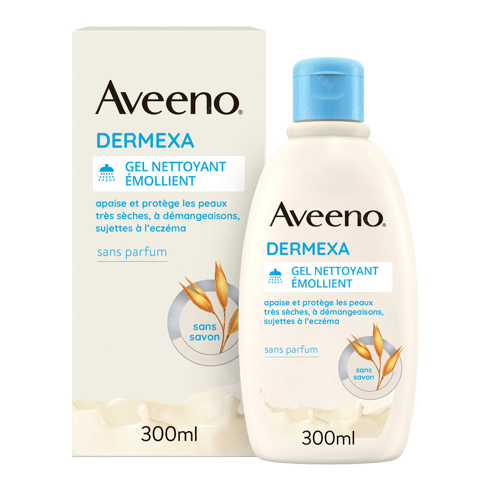Aveeno Dermexa Gel Nettoyant Émollient 300ml