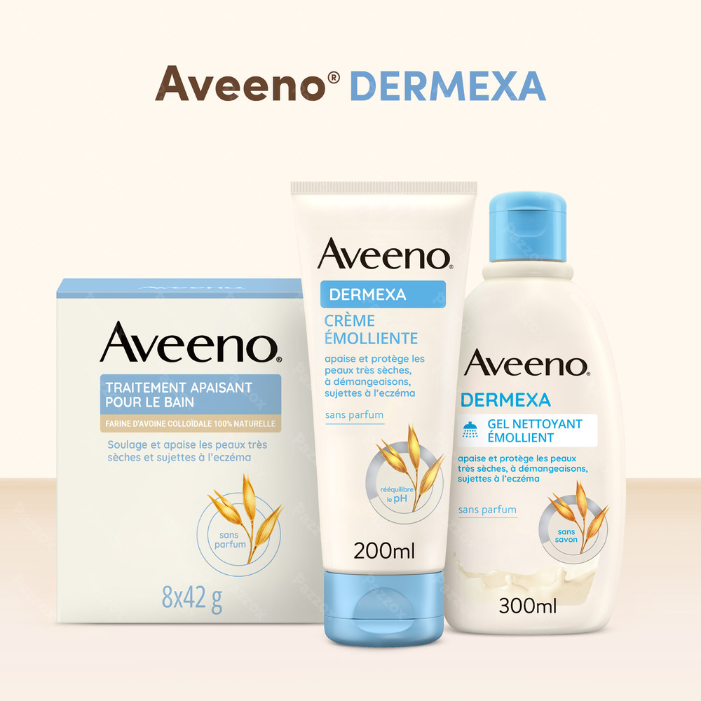Aveeno Dermexa Gel Nettoyant Émollient 300ml