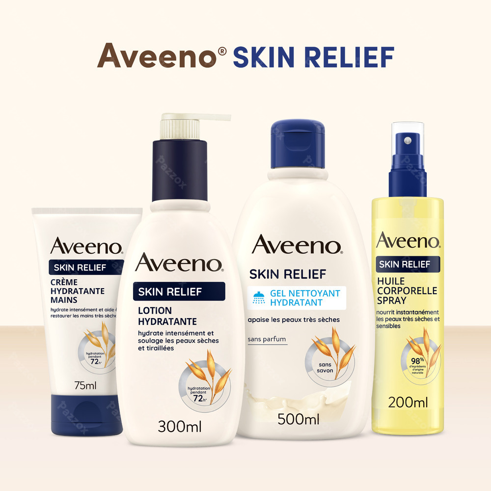 Aveeno Skin Relief Gel Nettoyant Hydratant 500ml