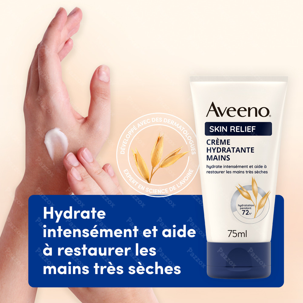 Aveeno Skin Relief Crème Hydratante Pour les Mains 75ml