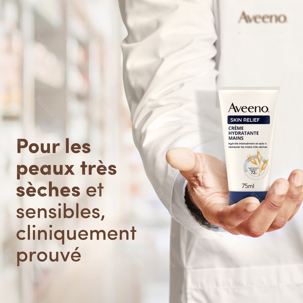 Aveeno Skin Relief Crème Hydratante Pour les Mains 75ml