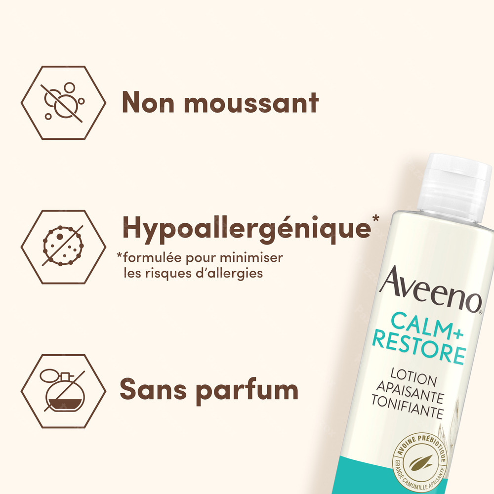 Aveeno Calm+Restore Lotion Apaisante Tonifiante 200ml