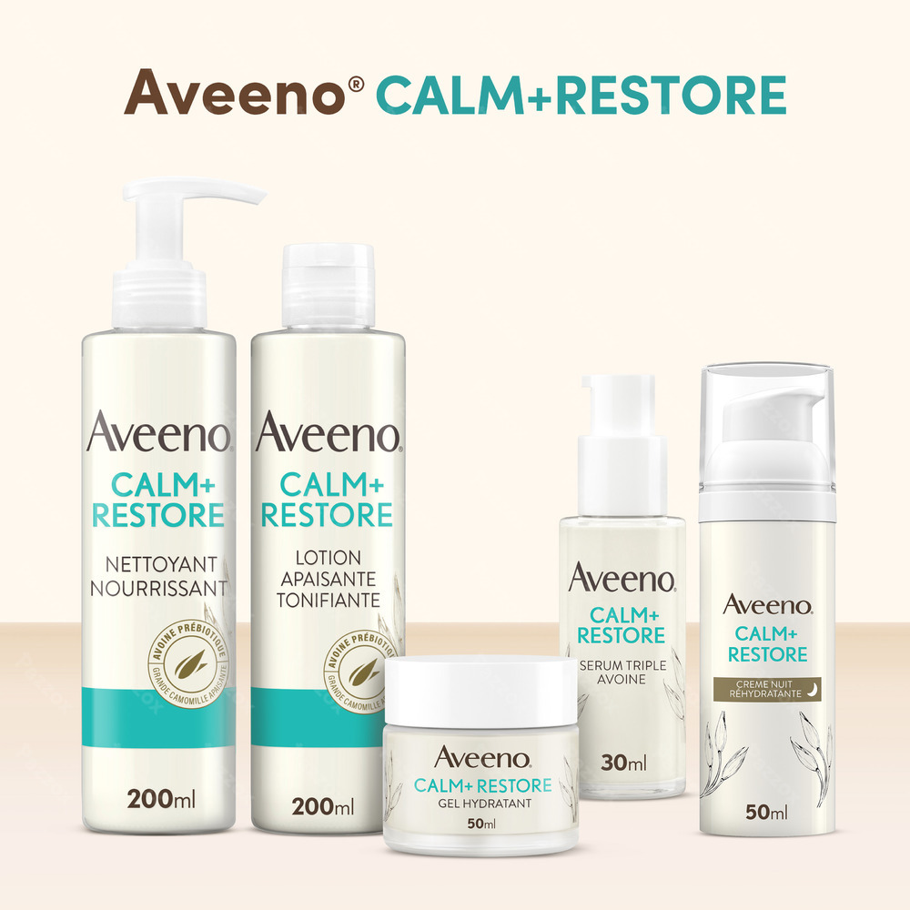 Aveeno Calm+Restore Lotion Apaisante Tonifiante 200ml