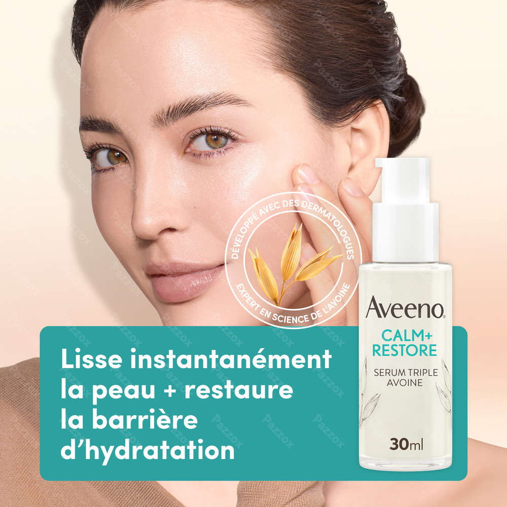 Aveeno Calm+Restore Sérum Triple Avoine 30ml