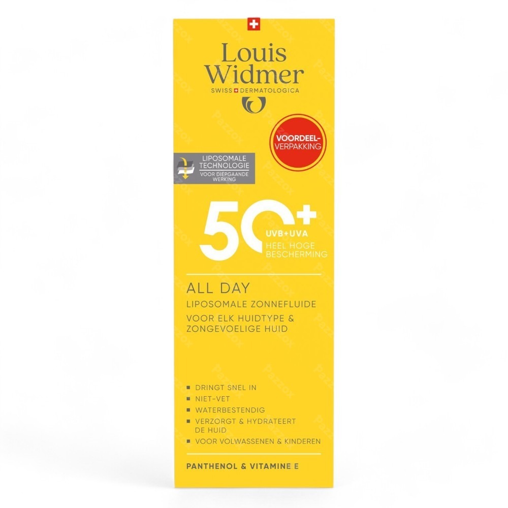 Louis Widmer Suncare All Day 50+ Value Pack Avec Parfum 200ml
