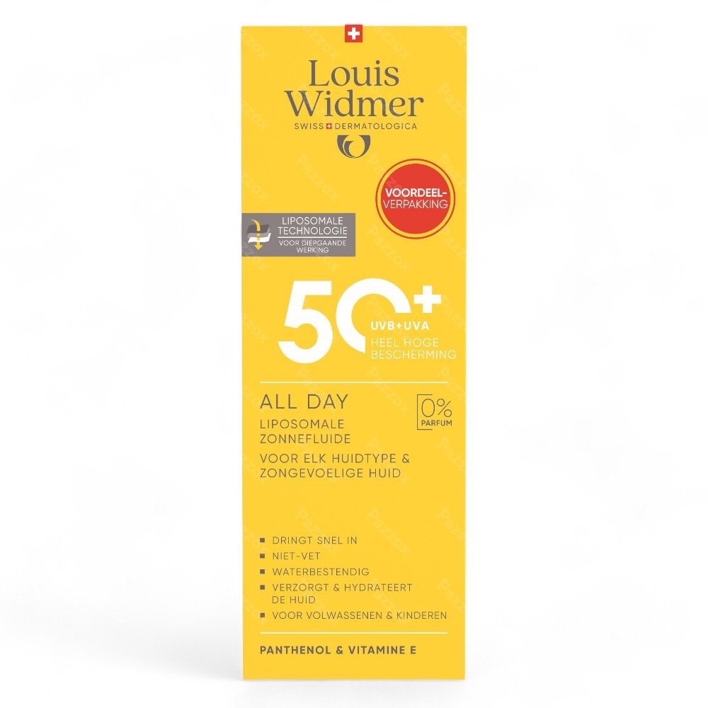 Louis Widmer Suncare All Day 50+ Value Pack Sans Parfum 200ml