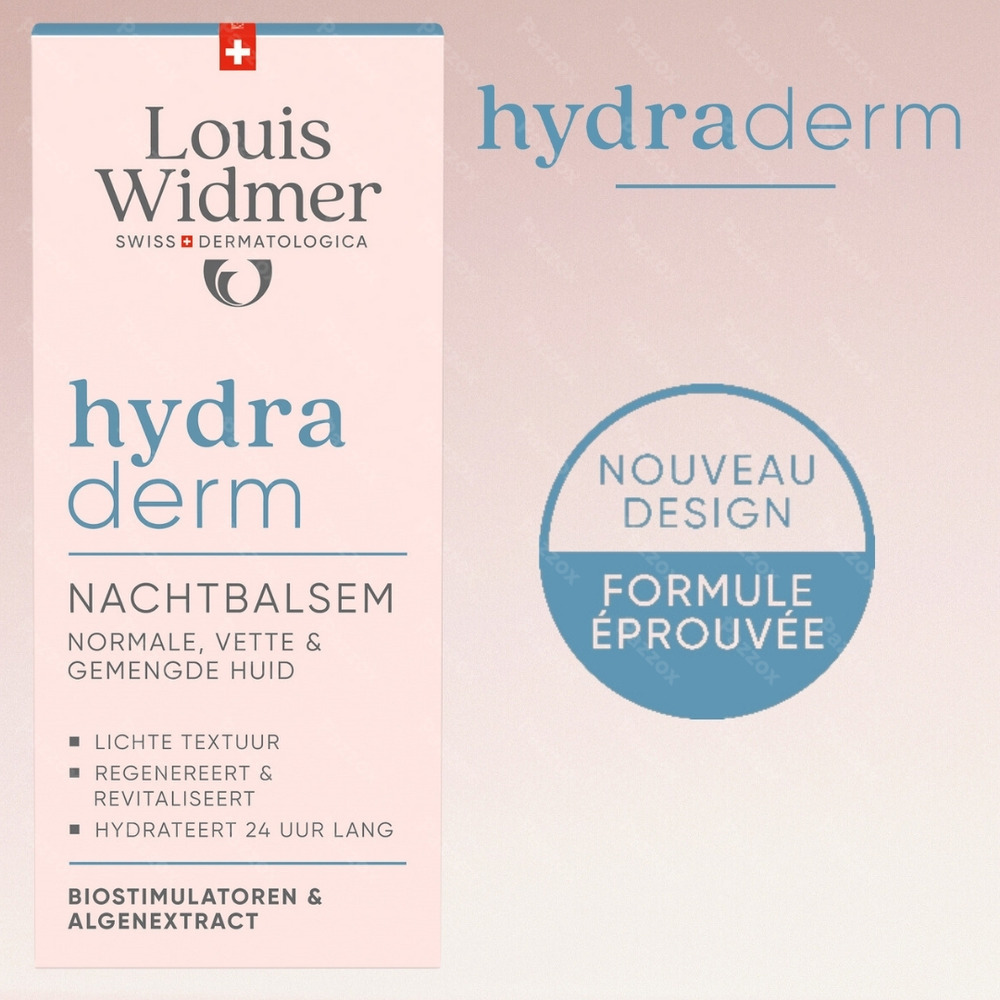Louis Widmer Hydraderm Baume de Nuit avec Parfum 50ml