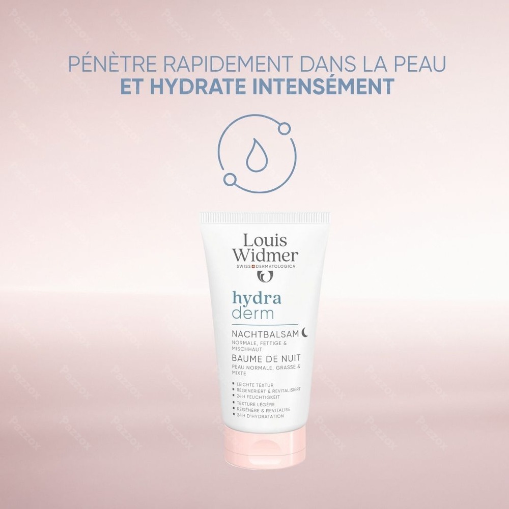 Louis Widmer Hydraderm Baume de Nuit avec Parfum 50ml