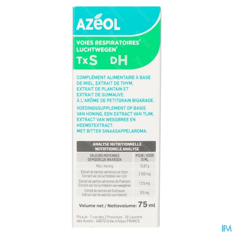 Azeol Sirop Ts 75ml