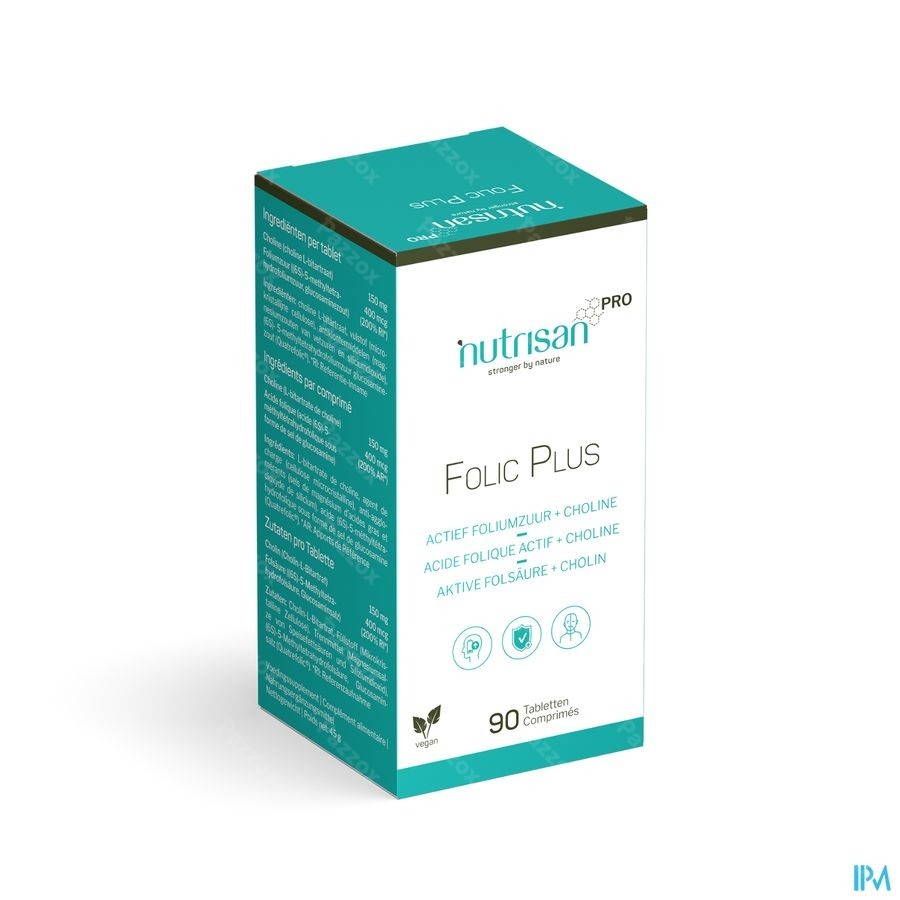 Nutrisan Folic Plus 90 Comprimés