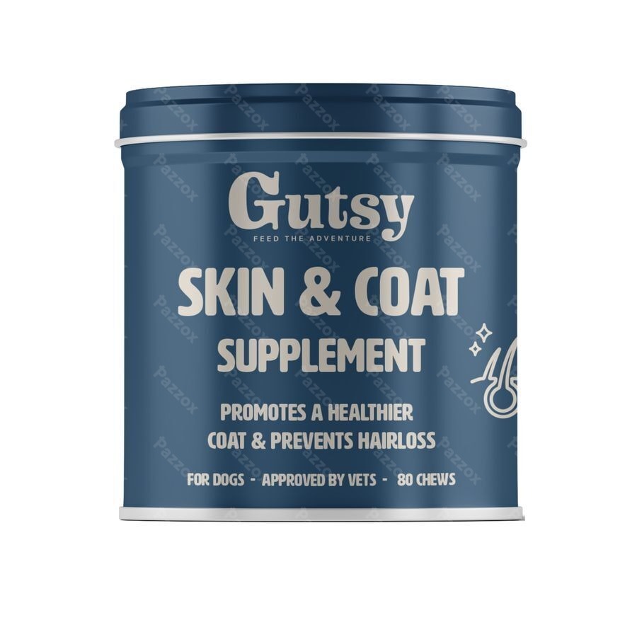 Gutsy Skin & Coat Supplement Chews 80
