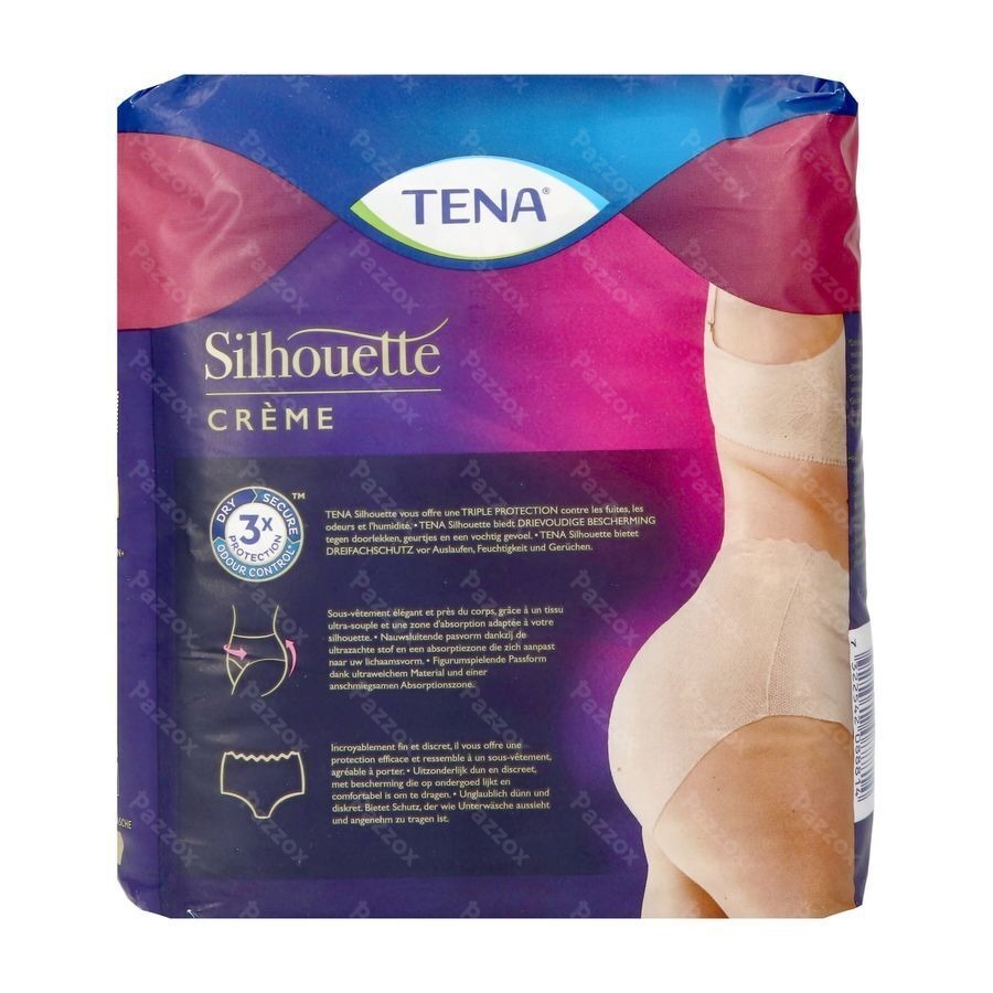 Tena Silhouette Plus Creme Taille Haute M 9