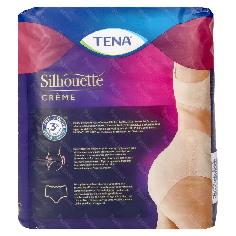 Tena Silhouette Plus Creme Taille Haute M 9