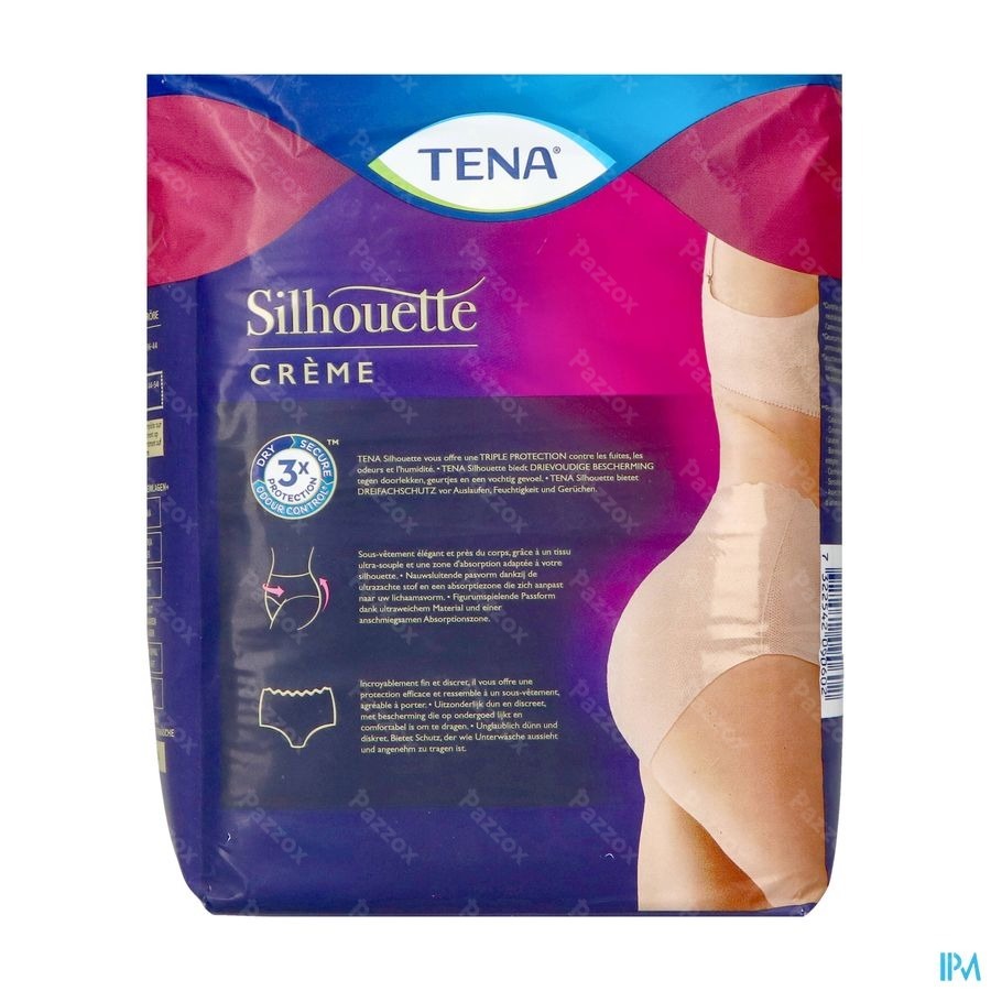 Tena Silhouette Plus Creme Taille Haute l 8