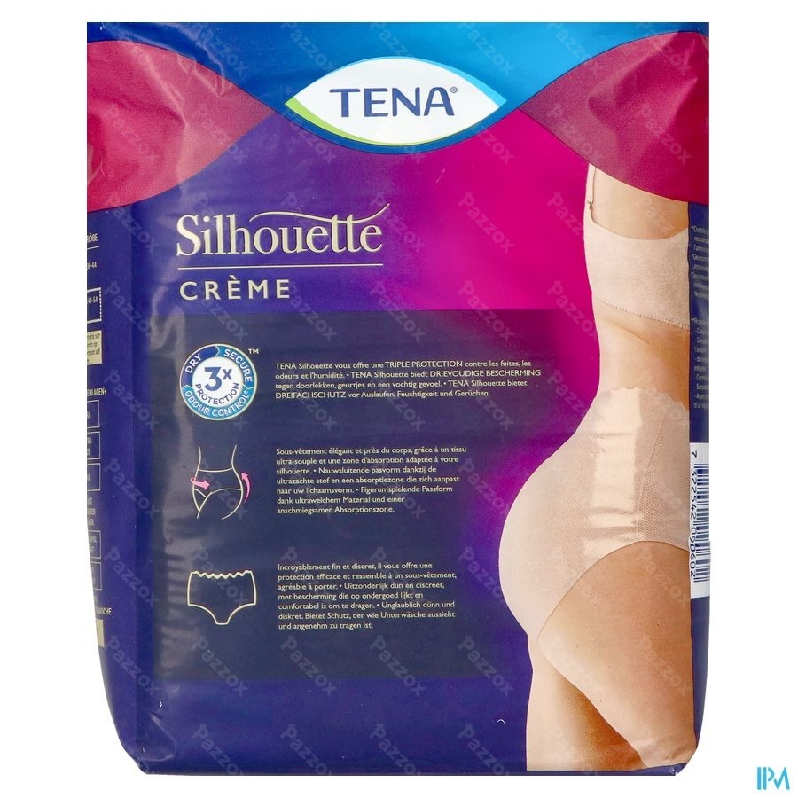 Tena Silhouette Plus Creme Taille Haute l 8