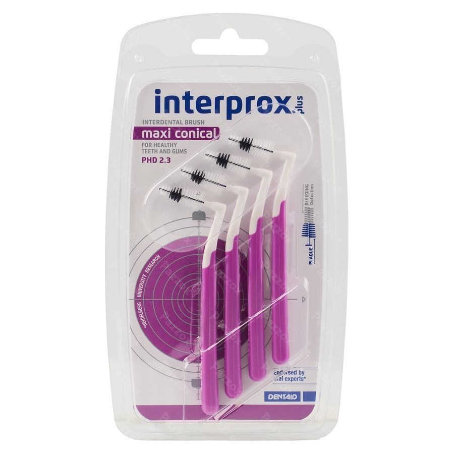 Interprox Plus Maxi Conical Mauve PHD 2.3 4 Pièces