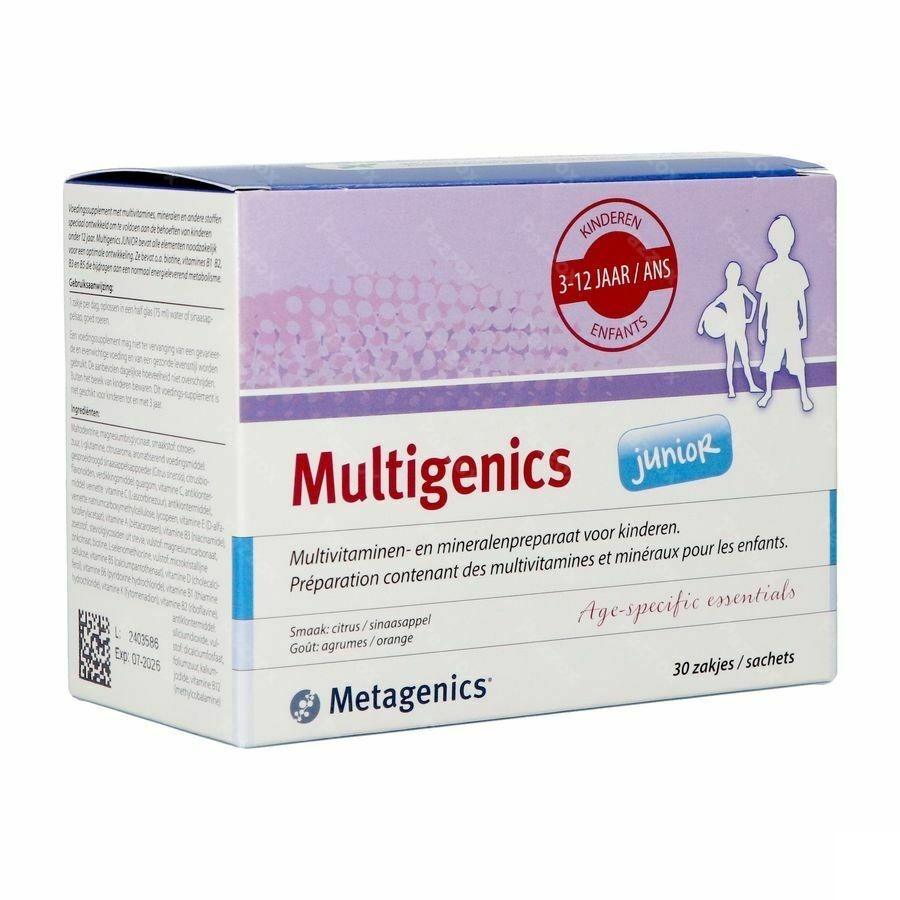 Multigenics Junior V3 Pdr Sach 30 Metagenics
