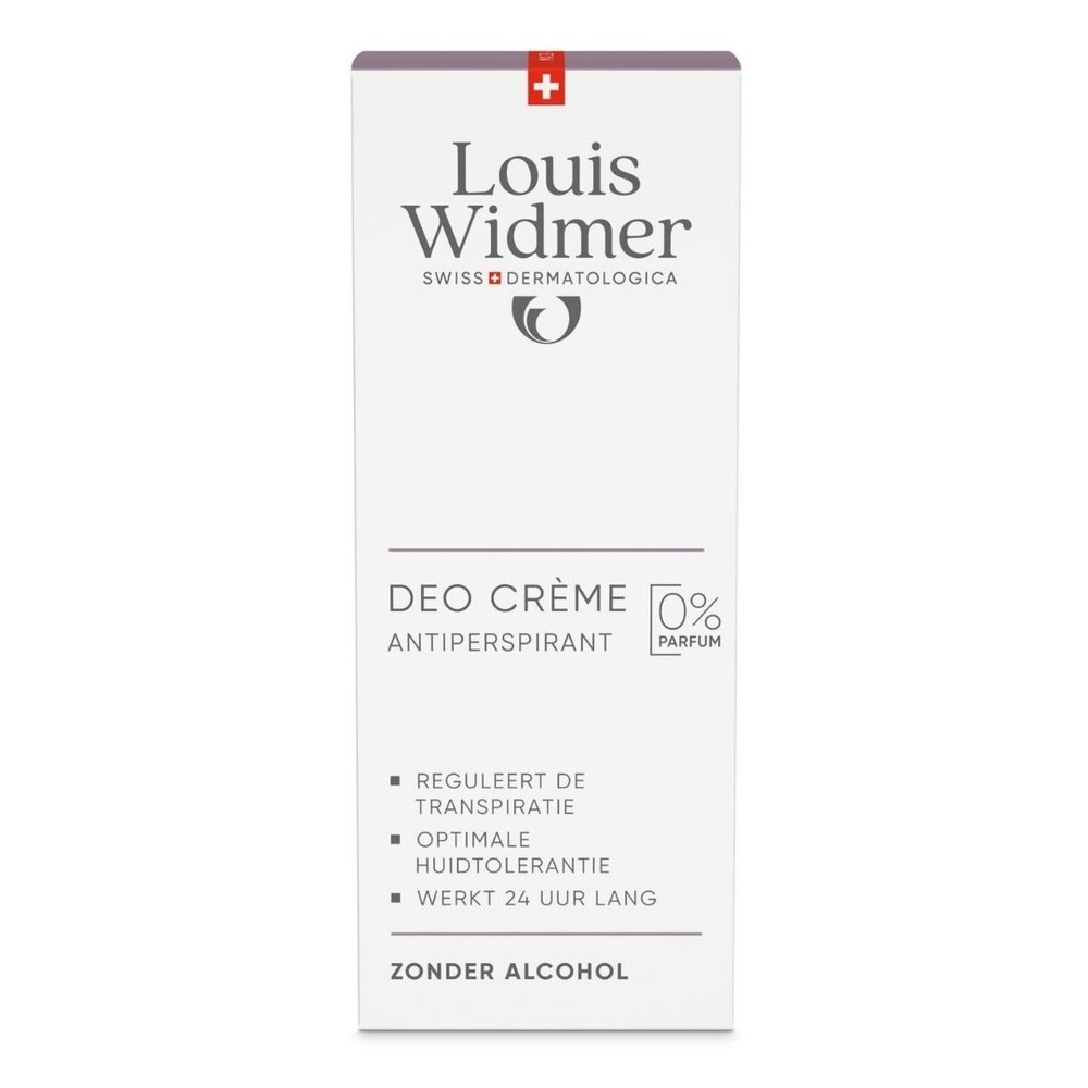 Louis Widmer Deo Crème Antiperspirant Sans Parfum 40ml
