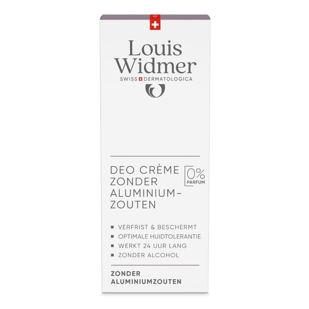 Louis Widmer Deo Crème Sans Sels d'Aluminium Sans Parfum 40ml