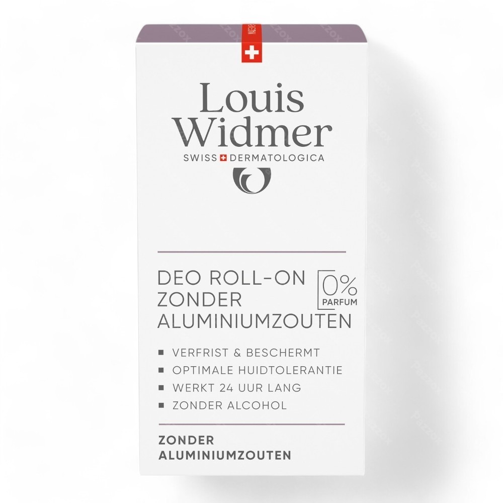 Louis Widmer Déo Roll-on Sans Sels d'Aluminium Sans Parfum 50ml