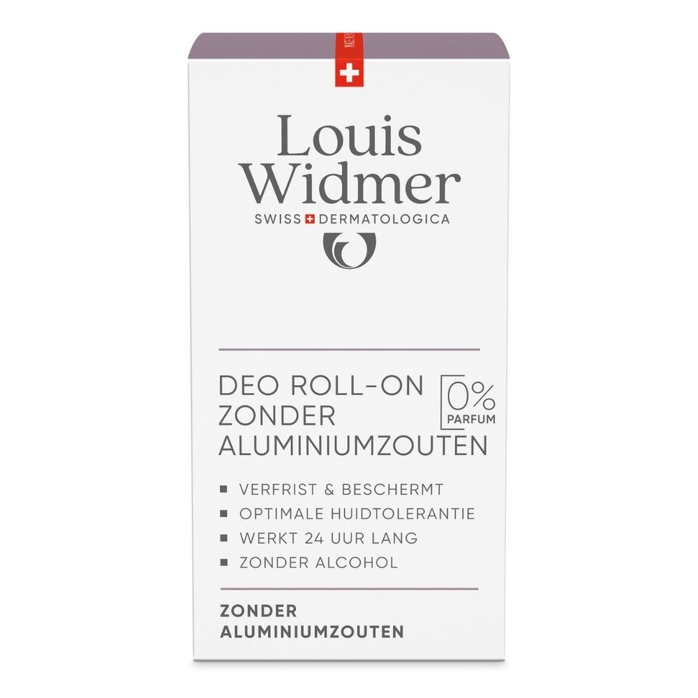 Louis Widmer Déo Roll-on Sans Sels d'Aluminium Sans Parfum 50ml