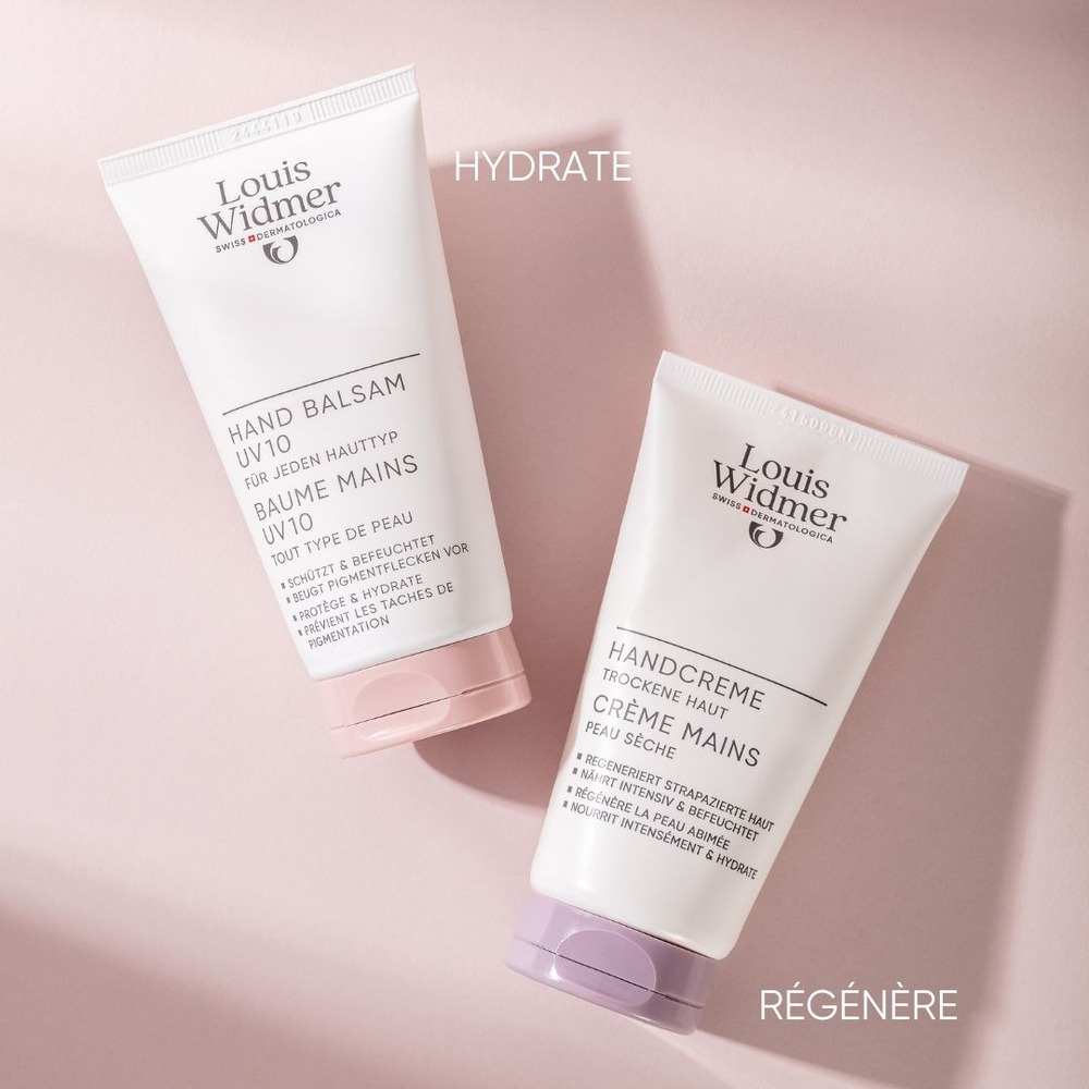 Louis Widmer Bodycare Baume Mains UV 10 Avec Parfum 75ml