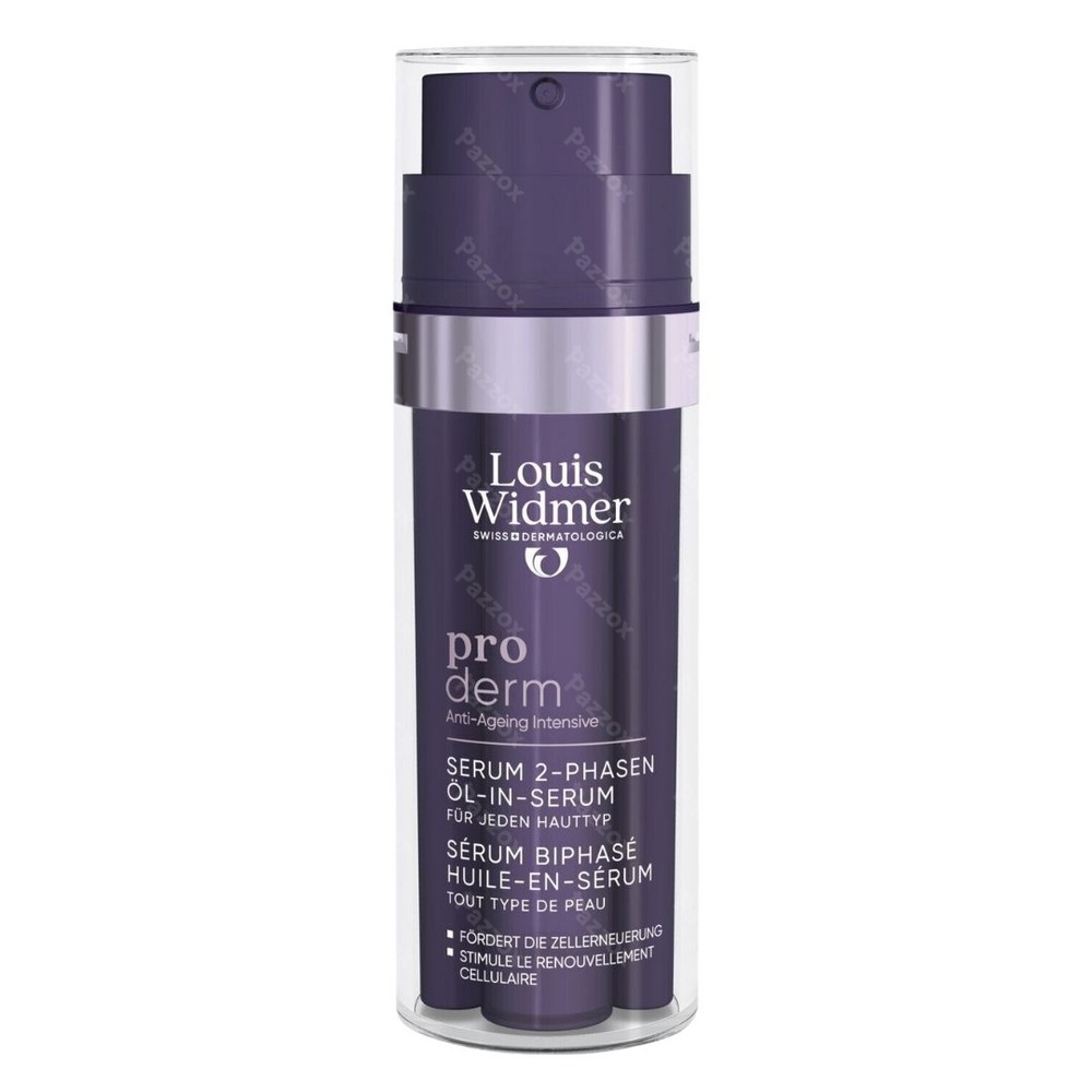 Louis Widmer Proderm Sérum Biphasé Huile-en-Serum Sans Parfum 35ml