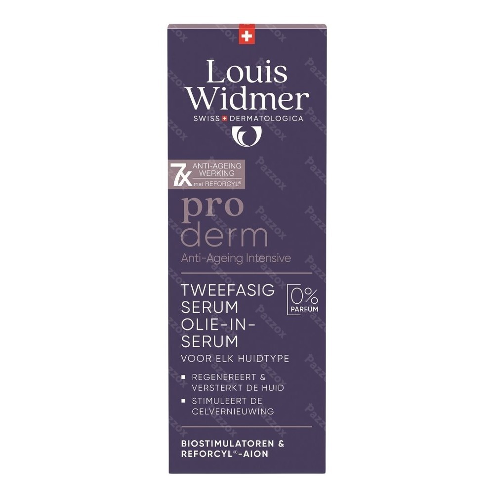 Louis Widmer Proderm Sérum Biphasé Huile-en-Serum Sans Parfum 35ml