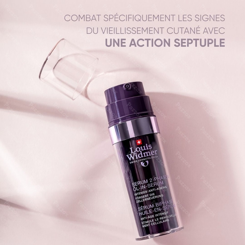 Louis Widmer Proderm Sérum Biphasé Huile-en-Serum Sans Parfum 35ml