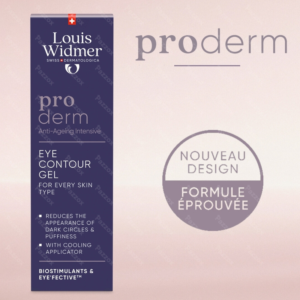 Louis Widmer Proderm Gel Contour des yeux Avec Parfum 15ml