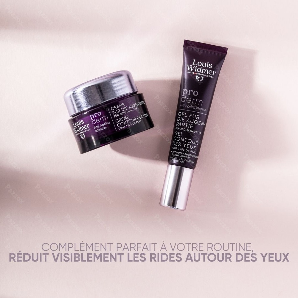 Louis Widmer Proderm Gel Contour des Yeux Sans Parfum 15ml