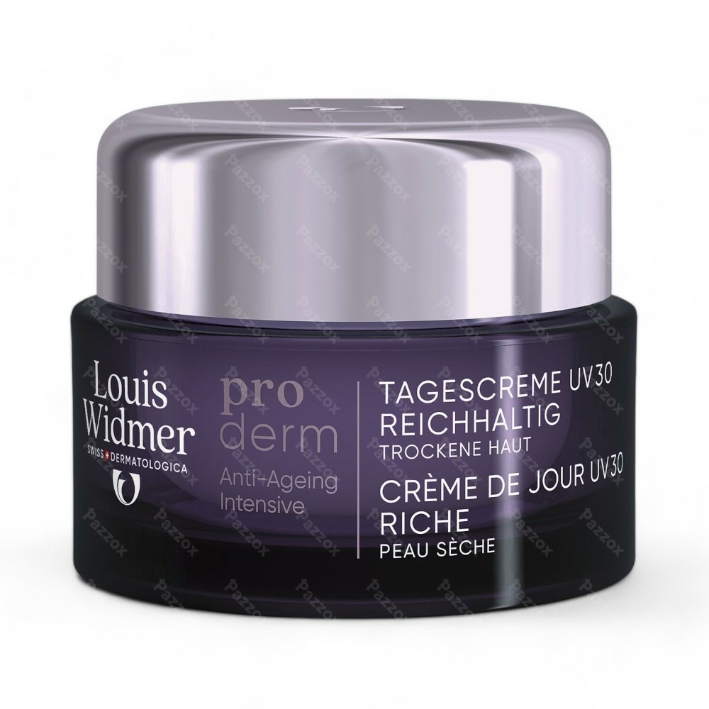 Louis Widmer Proderm Crème Riche Jour UV30 Avec Parfum 50ml