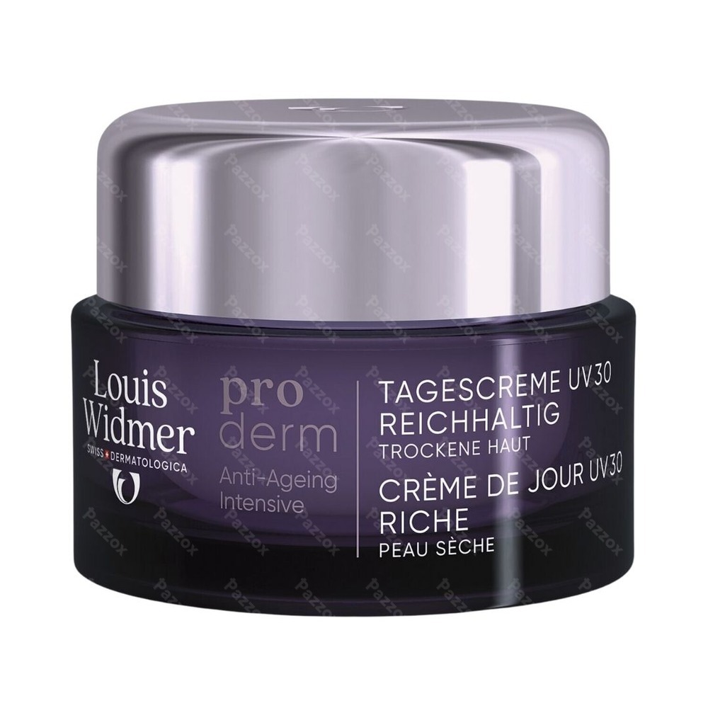 Louis Widmer Proderm Crème Riche Jour UV30 Avec Parfum 50ml