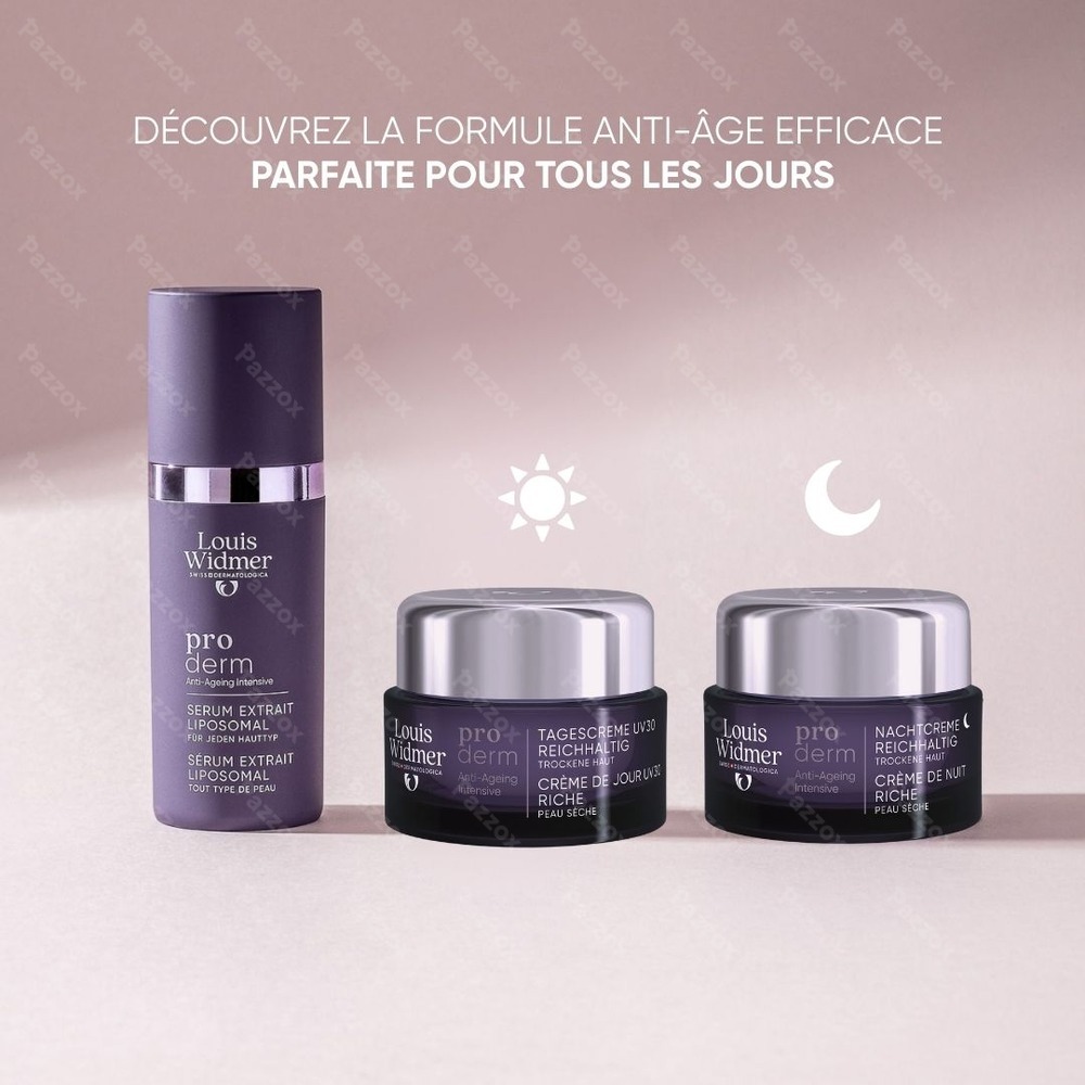 Louis Widmer Proderm Crème Riche Jour UV30 Avec Parfum 50ml