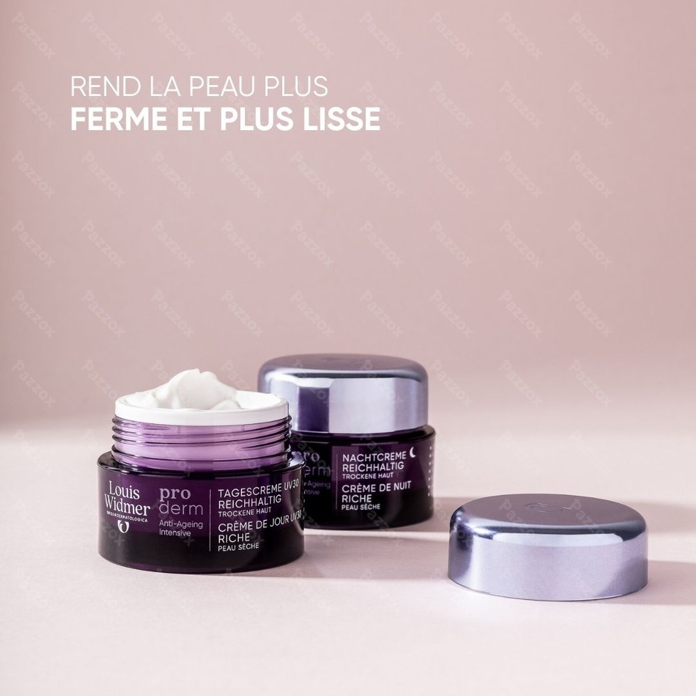 Louis Widmer Proderm Crème Riche Nuit Avec Parfum 50ml