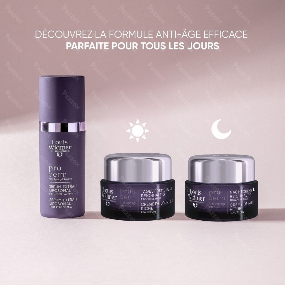 Louis Widmer Proderm Crème Riche Nuit Avec Parfum 50ml