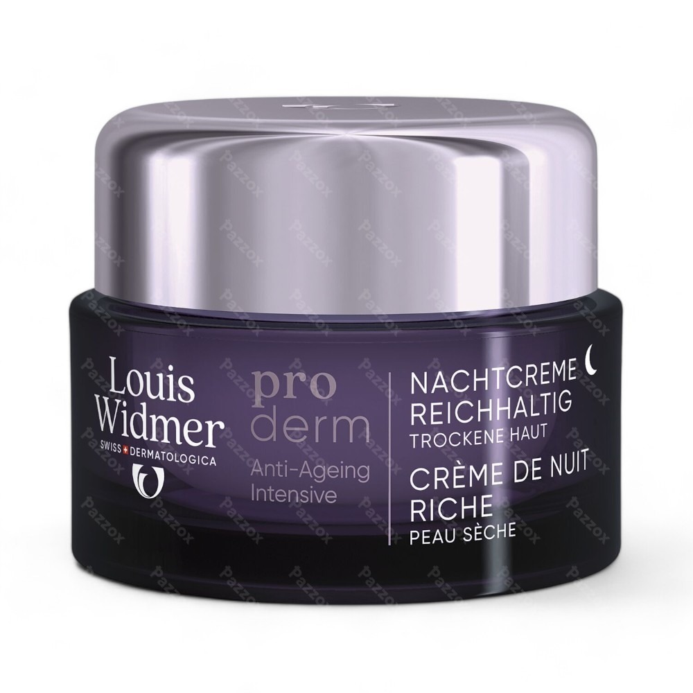 Louis Widmer Proderm Crème Riche Nuit Sans Parfum 50ml