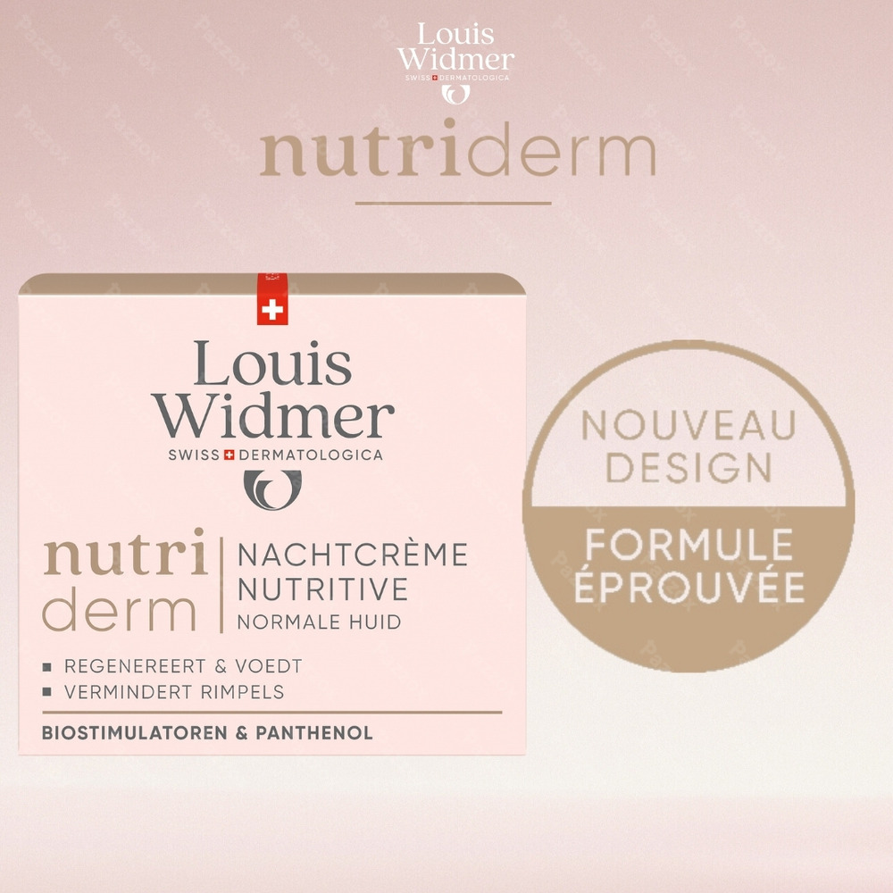 Louis Widmer Nutriderm Crème Nutritive 50ml Parfumé